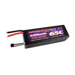  5300mAh 3S 11.1V G6 Pro Race 65C LiPo w/Case,Deans Toys & Games