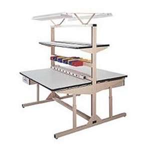  Flexline 60W X 30D Single Sided Workstation  Plastic Top 