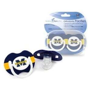  Americans Sports Michigan Wolverines Pacifier   2 Pack 