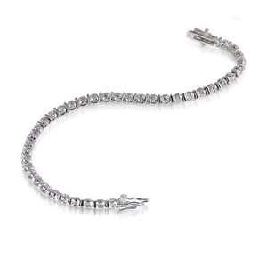  7.5 Diamond Bar Tennis Bracelet (.25 ct. tw.): Jewelry