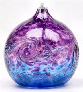 Colored Flame Candles, Oil Lamps & More   Fancy Glass Oil Lamps