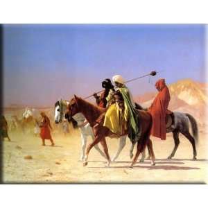 Arabs Crossing the Desert 16x12 Streched Canvas Art by Gerome, Jean 