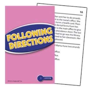  Quality value Following Directions Practice Cards By 