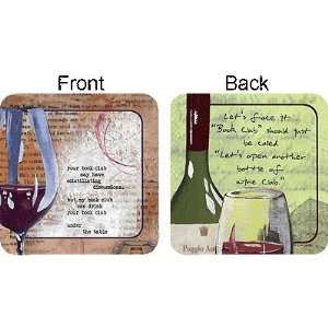 Book Club Drink Coasters   Style YER8: Kitchen & Dining
