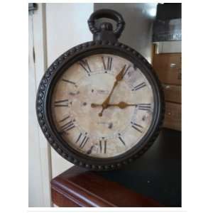  Antique London Pocket Watch Wall Clock: Home & Kitchen