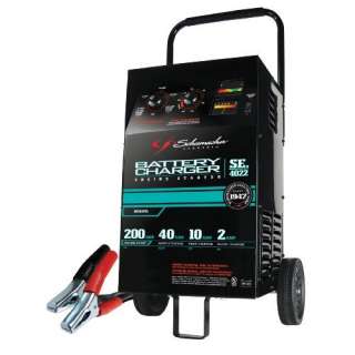   Schumacher SE 4022 Manual Wheeled Battery Charger and Tester