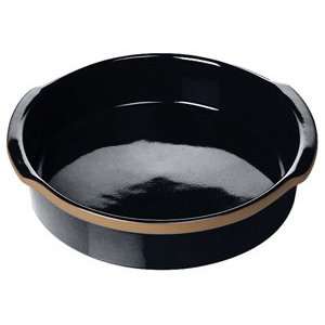  Frankoma Color Works Black Round Baking Dish 9 in.