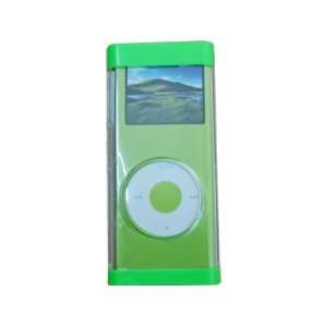  New Crystal Case For IPod Nano 2th Generation Green With 