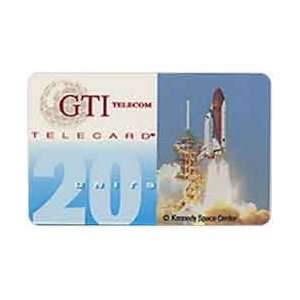 Collectible Phone Card 20u NASA Shuttle Launch Kennedy Space Center 
