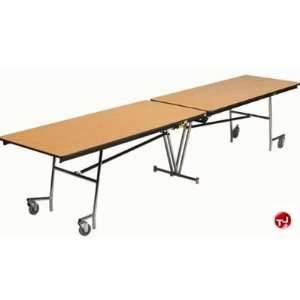  Midwest STU1036, 36 x 120 Mobile Folding Cafeteria Table 