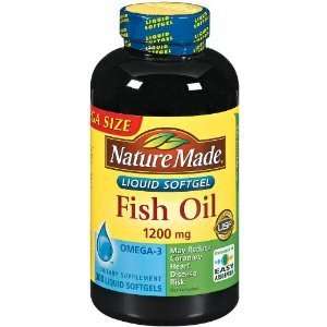   Made Fish Oil 1200mg with Omega 3 300 Liquid Softgels: Everything Else