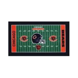    NFL Chicago Bears XL Football Field Mat *