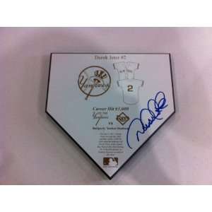   Yankees Autographed Hand Signed 3000 Hit Home Plate 