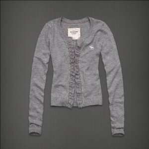  Abercrombie & Fitch Womens Sweater Light Heather Grey 