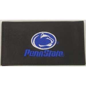  PENN STATE NITTANY LIONS LEATHER CHECKBOOK COVER: Sports 