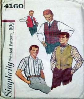 description simplicity 4160 pattern is for a mans long or