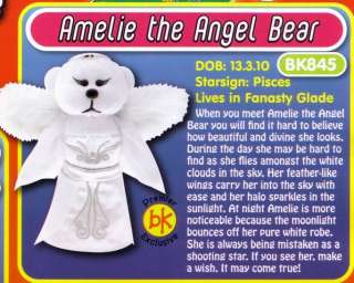 SKANSEN BEANIE KID AMELIE THE ANGEL BEAR MWMT P/EXCL  