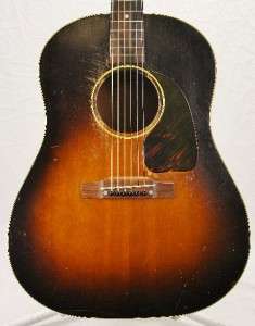 Vintage 51 Gibson USA J 45 J45 Sunburst Acoustic Guitar w/HSC  