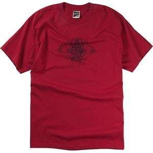  Fox Racing Youth New Tribe T Shirt   Youth Large/Red 