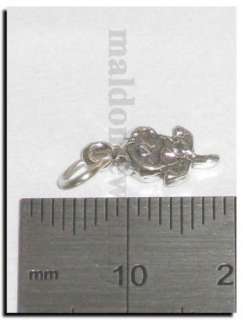 Rose tiny sterling silver charm Tiny   SSELP1802  