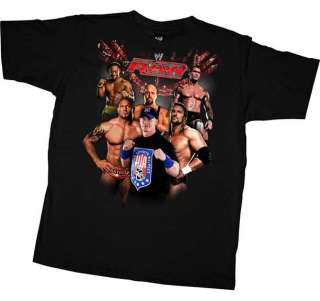Batista JOHN CENA Triple H RAW T shirt  