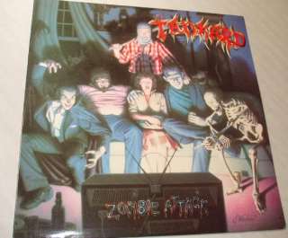 Tankard Zombie Attack 1986 Combat Records Vinyl Record Album Lp  