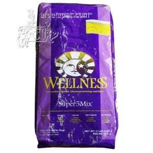    Wellness Super5Mix Chicken Recipe Dog Food 15 Lb.: Pet Supplies