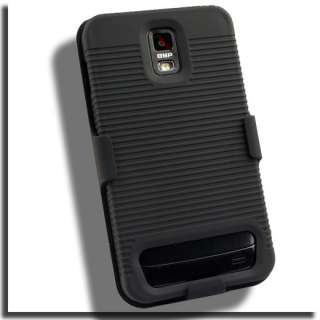 Case+Screen Protector for Samsung Galaxy S II Skyrocket Holster Pouch 