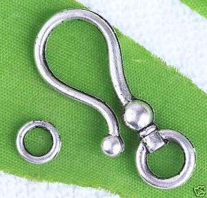 40set Tibetan Silver S Clasps Hook Toggle C0247 1  