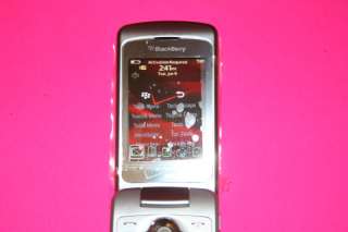 New Verizon BlackBerry 8230 Pearl Flip Cell Phone QWERTY Keyboard 2MP 