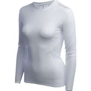  Orca Compression Top   Long Sleeve   Womens White, XL 