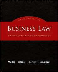 Business Law The Ethical, Global, and E Commerce Environment 