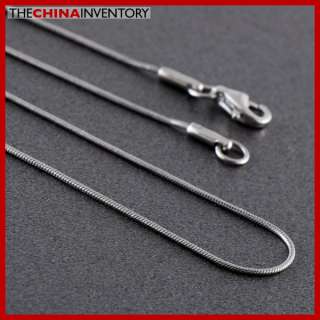 1MM 18 STAINLESS STEEL SNAKE CHAIN NECKLACE N0523  