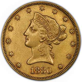 1882 P XF+ Gold $10 Coronet Head Eagle   DB  