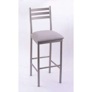  Ladderback 30 Stationary Barstool Metal Finish Black 