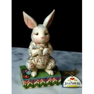  Jim Shore   Heartwood Creek   Colorful Bunny Rabbit by 