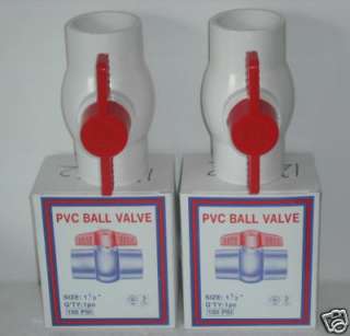 PVC Ball Valve soc x soc 150 PSI 1/4 turn  