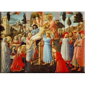   di Santa Trinita, detail) 30x22 Streched Canvas Art by Angelico, , Fra