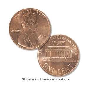 Almost Uncirculated 1977 Lincoln Penny 