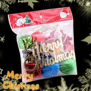  12 Mini Cute Christmas Tree Hanging item Gift Bag Charms 