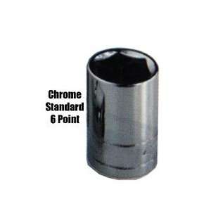    1/4in. Drive Standard 6 Point Chrome Socket 4mm Automotive