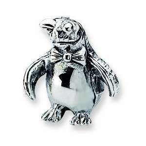  Sterling Silver Reflections Penguin Bead: West Coast 