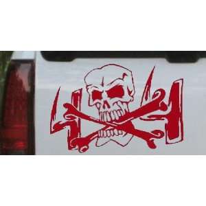  Skull and Cross Bones 4X4 Off Road Car Window Wall Laptop 