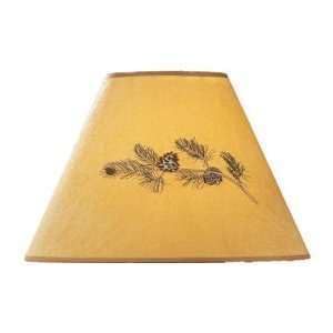   Creek Embroidered Lamp Shades (Pine cone/branches): Home Improvement