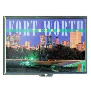 Fort Worth, Texas, Skyline ID Holder, Cigarette Case or Wallet MADE 
