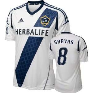 Marcelo Sarvas #8 White adidas Home Replica Jersey Los Angeles Galaxy 