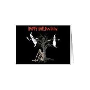  Halloween Ghosts Skeleton Funny Card Card Health 