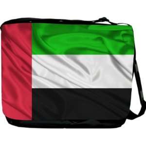  United Arab Emirates Flag Messenger Bag   Book Bag 