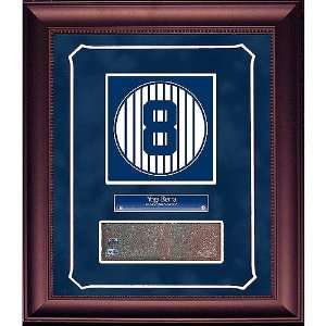  New York Yankees Yogi Berra 14x18 Framed Retired Number and Monument 