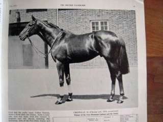 British Racehorse 1957 Set Tesio Aga Khan Bold Ruler  